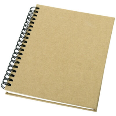 Libreta espiral de papel reciclado 