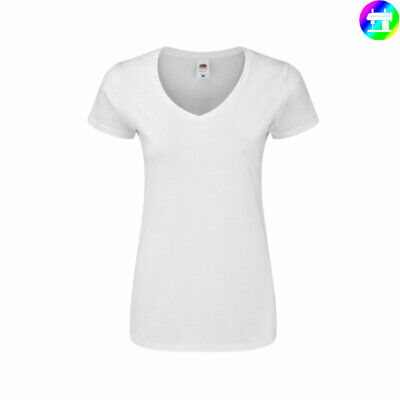 Camiseta Mujer Blanca Iconic V-Neck