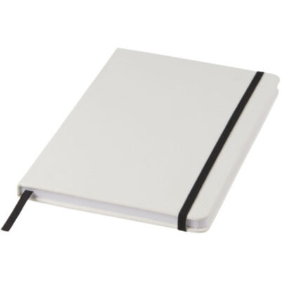 Libreta A5 blanca con cinta de color "Spectrum" Libreta A5 blanca con cinta de color "Spectrum"